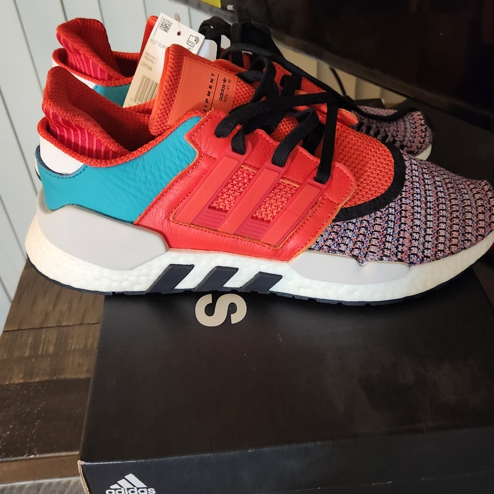 Adidas Mens Eqt Support Multicolor Sneakers